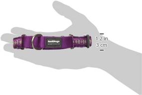 img 1 attached to 🌼 20mm Purple Martingale Daisy Chain Choke Collar by Red Dingo - Medium/Large Size