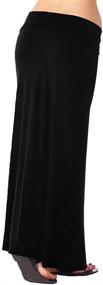 img 2 attached to Popana Women's Long Maxi Skirt: Versatile Convertible Sundress in Plus Size, Proudly Made in USA