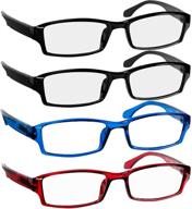 reading glasses 1 50 pack black logo