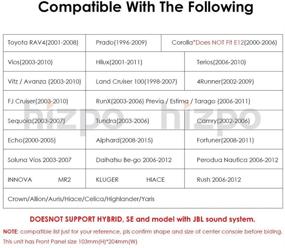 img 3 attached to 🚗 7-дюймовый сенсорный экран Android 10 двойной DIN автомобильный навигационный стерео с FM-радио, WiFi, Bluetooth, DVR, поддержкой камеры заднего вида для RAV4, Corolla, Camry, Tundra, 4Runner, Previa, Highlander, Yaris, Prado, Hilux.