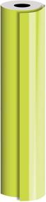 img 2 attached to Jillson Roberts Bulk 1/4 Ream Solid Color Gift Wrap - Wide Range of 20 Vibrant Colors, 24" x 208', Lime Green Matte