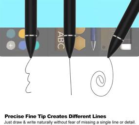 img 3 attached to 🖊️ Fine Point Stylus Pen for Touch Screens - Compatible with iPhone iPad Pro Air Mini and Other Tablets