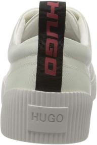 img 2 attached to 👟 Hugo Mens Dark Low Top Trainers: Sleek and Stylish Footwear