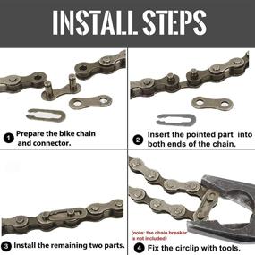 img 1 attached to MOHEGIA Bike Chain, Universal Single-Speed / Multi-Speed Bicycle Chain