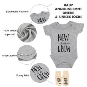 img 2 attached to 🤰 Pregnancy Gift Set 2021: First Time Mom Gifts for Women - New Parents Wine Tumbler Set, Baby Onesie, Socks, Bib, Decision Coin - Top Mom & Dad Gift Idea for Baby Shower, Gender Reveal