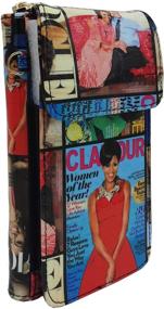 img 2 attached to Stylish Michelle Magazine Cellphone Wallet Wristlet: Ultimate Women's Handbags & Wallets for Wristlets