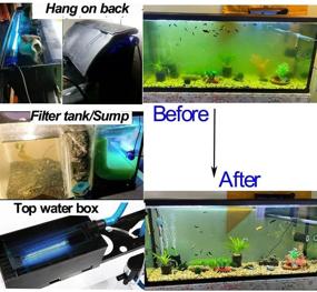 img 2 attached to 🐠 Aquarium Clean Light: 3W Mini UVC Light with Timer for Green Algae Clearing & Water Purification - Submersible & Waterproof Lamp for Fish Tanks, Ponds, Pools, and Home Cleaning