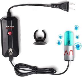 img 4 attached to 🐠 Aquarium Clean Light: 3W Mini UVC Light with Timer for Green Algae Clearing & Water Purification - Submersible & Waterproof Lamp for Fish Tanks, Ponds, Pools, and Home Cleaning