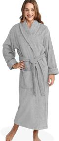 img 4 attached to 🛀 Luxury Turkish Towels Terry Cloth Bathrobes: Premium Cotton Robes for Women