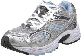 img 4 attached to 🏃 Saucony Cohesion Little Silver Girls' Running Shoes: Enhanced Comfort and Style