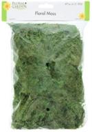 🌿 enhance your décor with natural green floral moss - 67 cu. inch logo