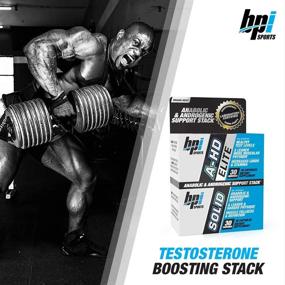 img 1 attached to 💪 BPI Sports A-HD Элит / Солид - потенциатор тестостерона для мужчин для здоровых мышц, силы и поддержки физической активности - стимулирует естественное сжигание жира, повышает либидо - 30 капсул, 30 порций