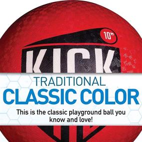 img 1 attached to 🏀 Ultimate Kickball Experience: Franklin Sports Rubber Kickball Diameter Unleashed!