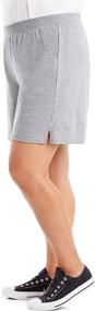 img 3 attached to 🩳 Just My Size Plus Size Cotton Jersey Pull-On Shorts for Women