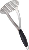 effortlessly mash potatoes with joyoldelf heavy duty stainless steel potato masher logo