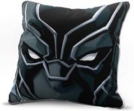 stylish black panther decorative pillow cover by jay franco marvel logo