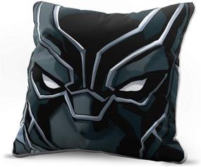 img 4 attached to Stylish Black Panther Decorative Pillow Cover by Jay Franco Marvel