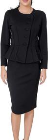 img 4 attached to 👔 Marycrafts Women's Formal Office Business Attire - Suiting & Blazers Collection