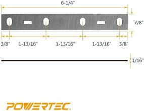 img 2 attached to POWERTEC 148010X Jointer Knives 37 070