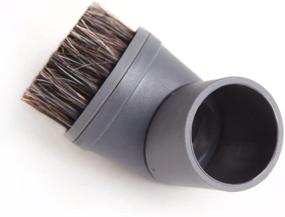 img 2 attached to 🧹 EZ SPARES Universal Horsehair Dust Small Mini Floor Brush with Rotating Cleaning Capability - Miele 07132710 Compatible Replacement Included