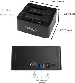 img 2 attached to ⚙️ StarTech.com Dual Bay USB 3.0/eSATA Hard Drive Duplicator Dock for 2.5" & 3.5" SATA SSD HDD - UASP (6Gbps) Standalone Docking Station