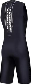 img 3 attached to Synergy Men's SynSkin Skinsuit: Triathlon Swimskin, Ironman USAT & FINA Approved