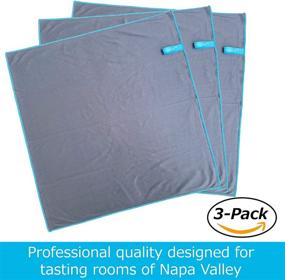 img 3 attached to 🍷 WineBuff Pro Microfiber Polishing Towel: Achieve Spotless Glassware and Stainless Steel with Ease - 3 Pack