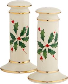 img 2 attached to 🎄 Lenox Holiday Salt and Pepper Shakers