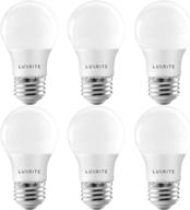 💡 luxrite 7w a15 led bulb 40w equivalent - dimmable warm white light bulbs, 600 lumens - enclosed fixture rated - ul listed (6 pack) logo