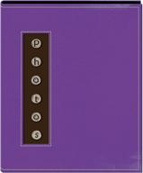 pioneer button photo leatherette purple logo