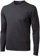 dri-equip long sleeve moisture-wicking athletic shirts for youth xs-xl logo