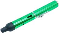 🔥 fengfang all-in-one butane torch lighter: portable metal pipe lighter with inflatable detachable green lighter logo