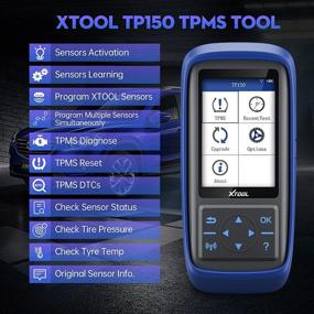 img 3 attached to 🔧 XTOOL TP150 TPMS Инструмент для перепрограммирования с 2 шт. датчиков 2-в-1 (значение $59) - Активация, перепрограммирование и настройка датчиков, сброс световой индикации TPMS, чтение и очистка кодов неисправностей, проверка статуса датчиков и информации OE.