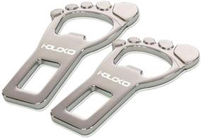 img 4 attached to 🔑 Handy Keychain Addition: 2 Pack Metal Seat Belt Buckle Clip Bottle Openers for Multipurpose Use