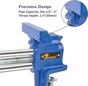 img 2 attached to 🔧 Enhanced Versatility with Forward Z30G 3 Inch Clamp On Vise