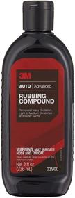 img 2 attached to 🔧 3M Auto Care Rubbing Compound, 03900: Your Ultimate 8 oz Solution for a Polished & Perfect Finish