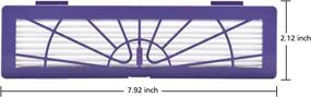 img 2 attached to 🧹 LINNIW Replacement Accessories Kit for Neato Botvac D Series Robot Vacuum Cleaner - 1 Main Brush, 6 Hepa Filters, 4 Side Brushes - Perfect Replacement Parts