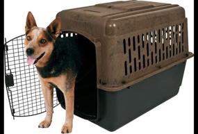 img 3 attached to 🐶 Camouflage Pet Kennel by Ruff Maxx - Size 36"/30-70 lb