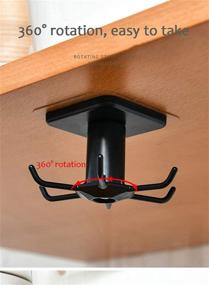 img 3 attached to Wall Mounted Utensils Adjustable Kitchenware Organizer Industrial Hardware