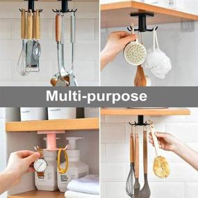 img 1 attached to Wall Mounted Utensils Adjustable Kitchenware Organizer Industrial Hardware