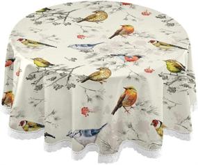 img 4 attached to 🎀 Foiosoh Anti-Wrinkle Tablecloth Tablecover- Decorative Solution for Optimal SEO