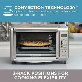 img 1 attached to 🍞 BLACK+DECKER TO3280SSD: Stainless Steel Digital Convection Countertop Toaster Oven - 6-Slice Efficiency at Your Fingertips