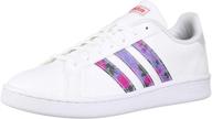 adidas womens grand walking medium women's shoes logo