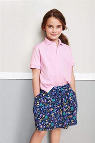 img 1 attached to Short Sleeve Interlock Polo Shirt for Little Kids - Lands' End School Uniform