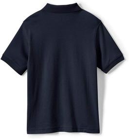 img 3 attached to Short Sleeve Interlock Polo Shirt for Little Kids - Lands' End School Uniform