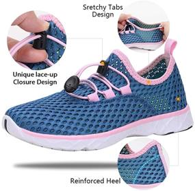 img 3 attached to 👟 STQ Water Sneakers for Little Girls: Summer Athletic Shoes