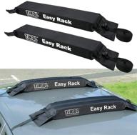 2-piece tirol universal easy rack auto soft car roof rack carrier for luggage logo