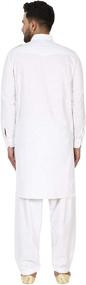 img 3 attached to SKAVIJ Tunic Cotton Pathani Pajama Men's Clothing for Sleep & Lounge