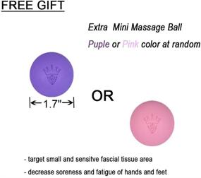 img 1 attached to 💆 Ultimate Lacrosse Massage Ball Set - Deep Tissue Roller and Muscle Massage Balls - Hard and Soft for Maximum Relief