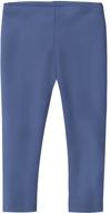 🩱 heather summer cotton cropped leggings for girls - stylish clothing option in leggings logo